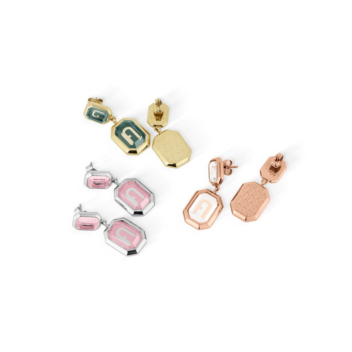 FURLA  OCTAGONAL フルラ フルラオクタゴナル ピアス / FJ0307ETU