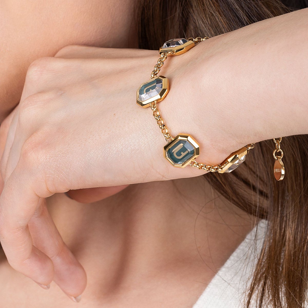 FURLA  OCTAGONAL BRRACELETE フルラ フルラオクタゴナルブレスレット / FJ0314BTU