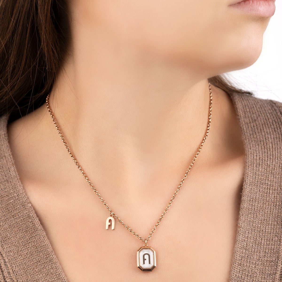 FURLA  OCTAGONAL NECKLACE フルラ フルラオクタゴナルネックレス / FJ0321NTU