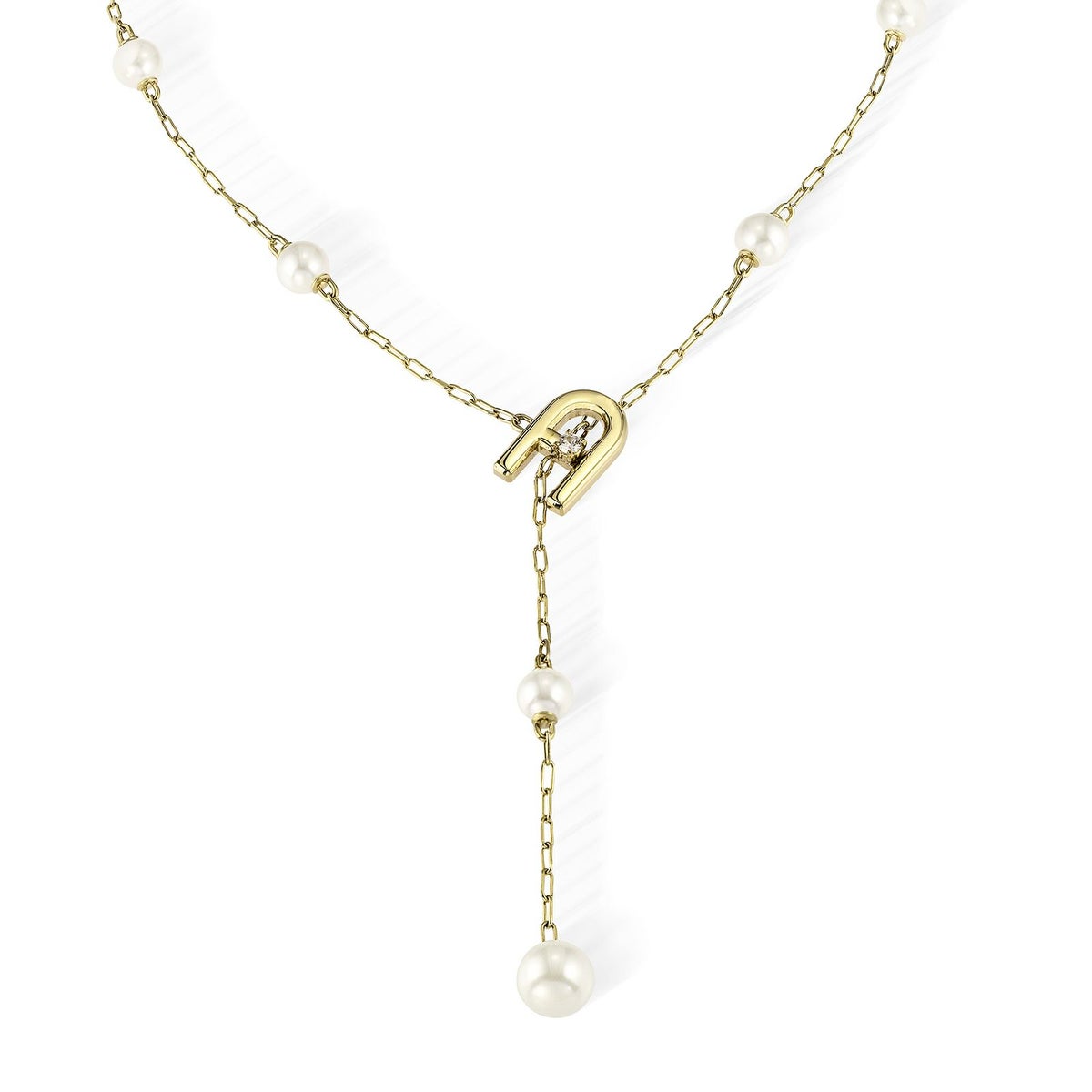 FURLA  ARCH PEARL NECKLACE フルラ フルラアーチパールネックレス / FJ0522NTU