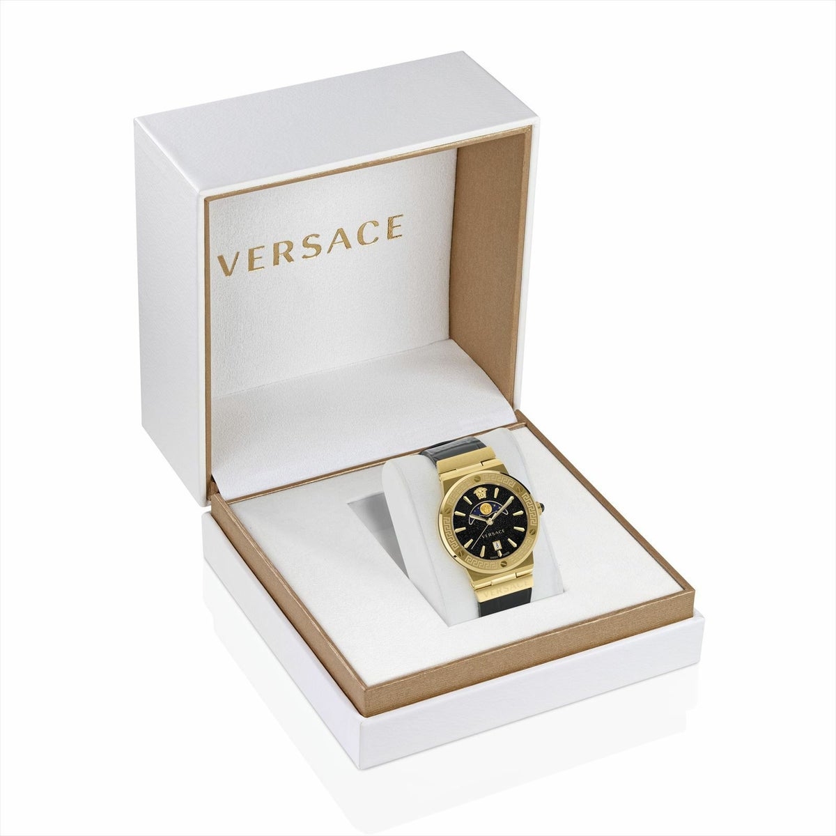 Versace  GRECA LOGO MOONPHASE ヴェルサーチェ グレカ ロゴ ムーンフェーズ  / VE7G00123