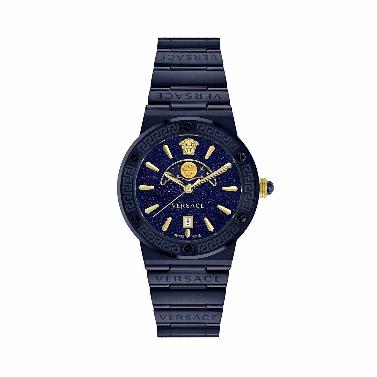 Versace  GRECA LOGO MOONPHASE ヴェルサーチェ グレカ ロゴ ムーンフェーズ  / VE7G00423