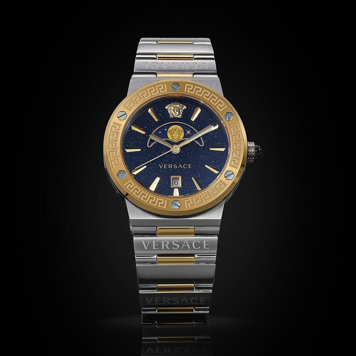 Versace  GRECA LOGO MOONPHASE ヴェルサーチェ グレカ ロゴ ムーンフェーズ  / VE7G00223