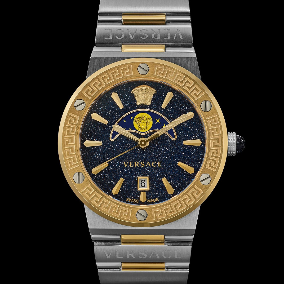 Versace  GRECA LOGO MOONPHASE ヴェルサーチェ グレカ ロゴ ムーンフェーズ  / VE7G00223