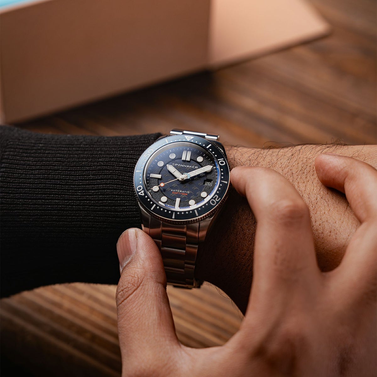 SPINNAKER  CROFT MID-SIZE AUTOMATIC スピニカー クロフト ミッドサイズオートマティック<br>ドルフィンプロジェクト  / SP-5129-11