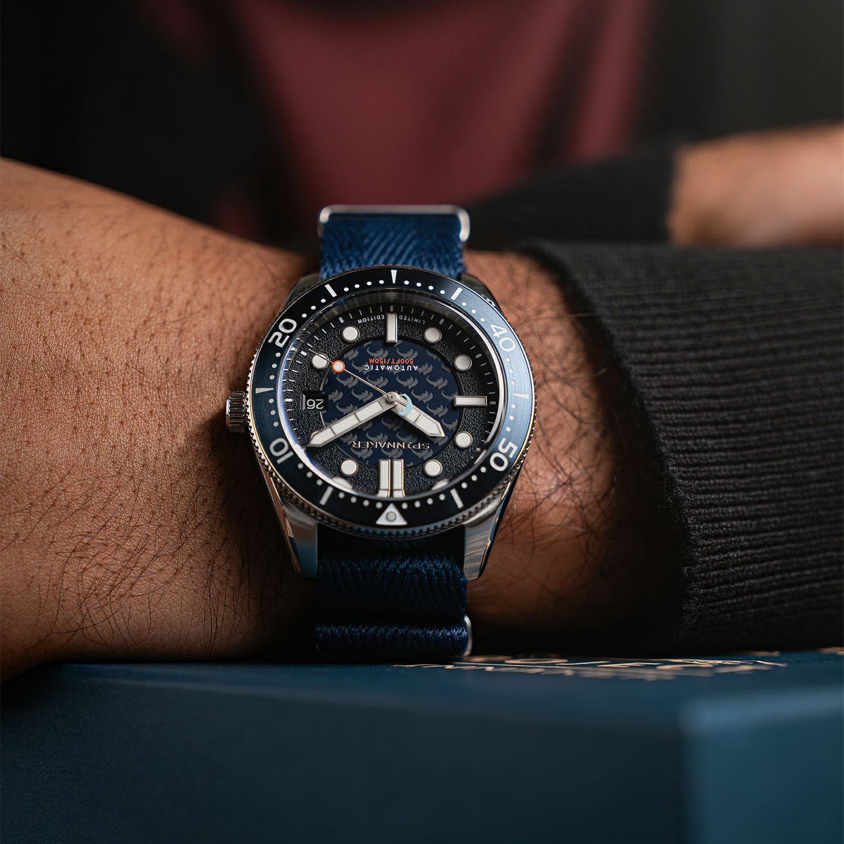 SPINNAKER  CROFT MID-SIZE AUTOMATIC スピニカー クロフト ミッドサイズオートマティック<br>ドルフィンプロジェクト  / SP-5129-11