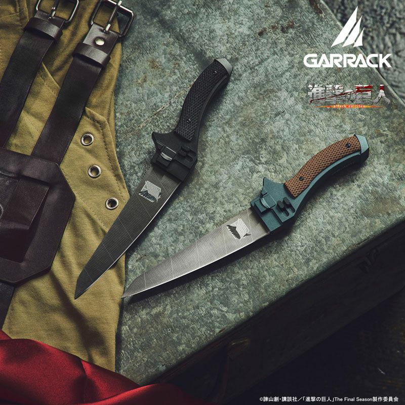 GARRACK 進撃の巨人 ギャラック 進撃の巨人×関市の包丁超硬質ブレード包丁  ペティナイフ /NIN-PK-SK-SV