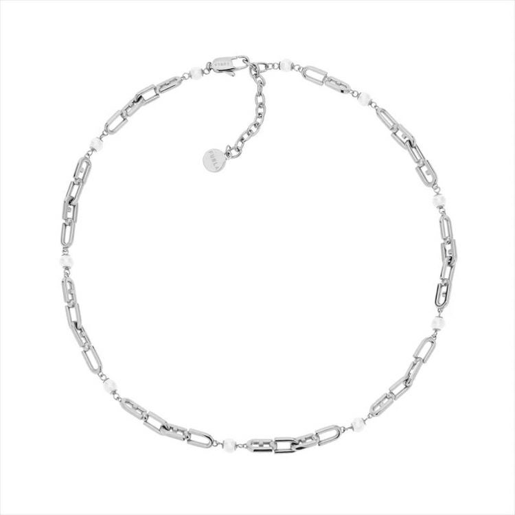 FURLA  FURLA CHAINED LOGO NECKLACE フルラ フルラ チェーン ロゴ ネックレス / FJ0927NTU