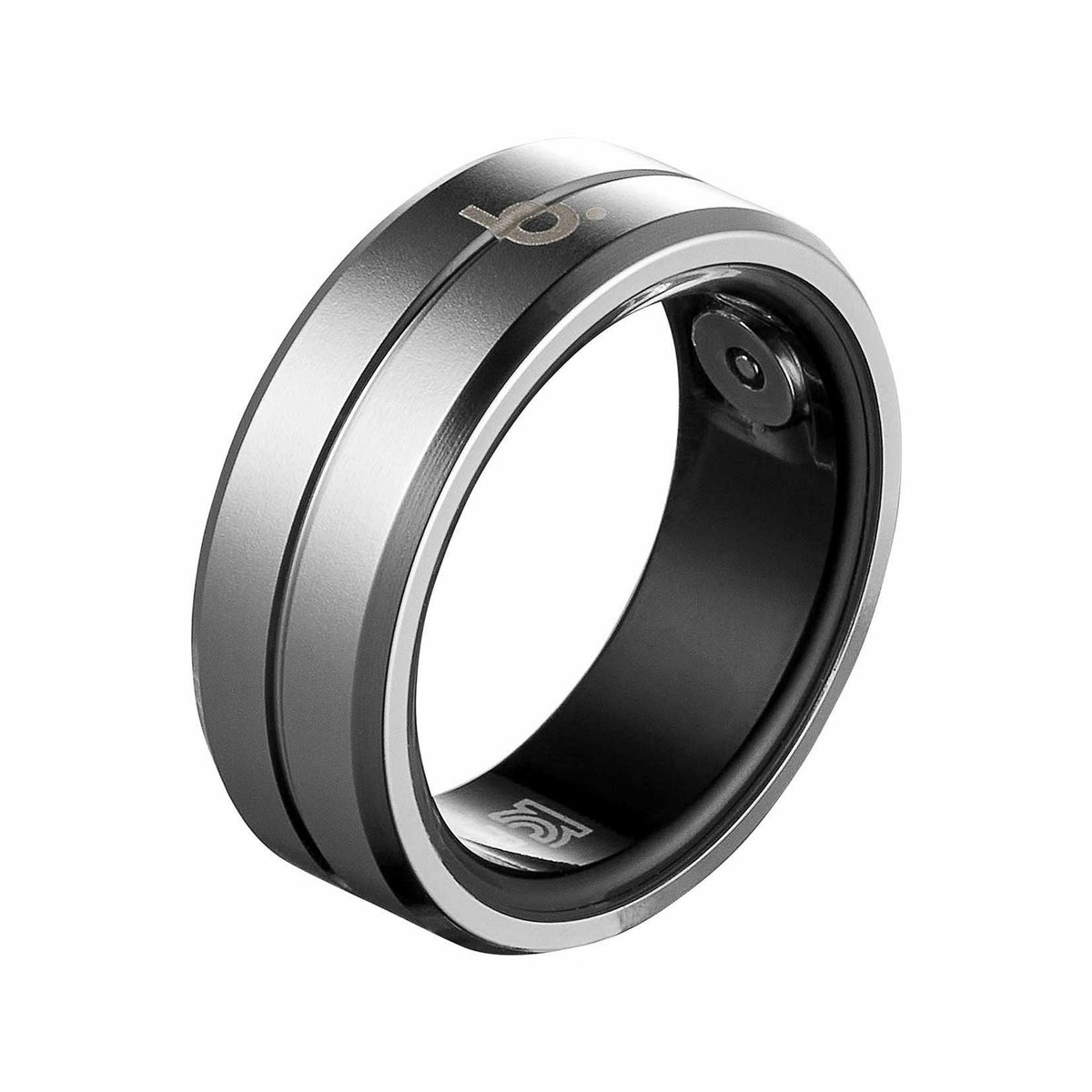 b.ring (サイズ9) ブリング スマートリング ステンレススチール シルバー / B093SSVRNG