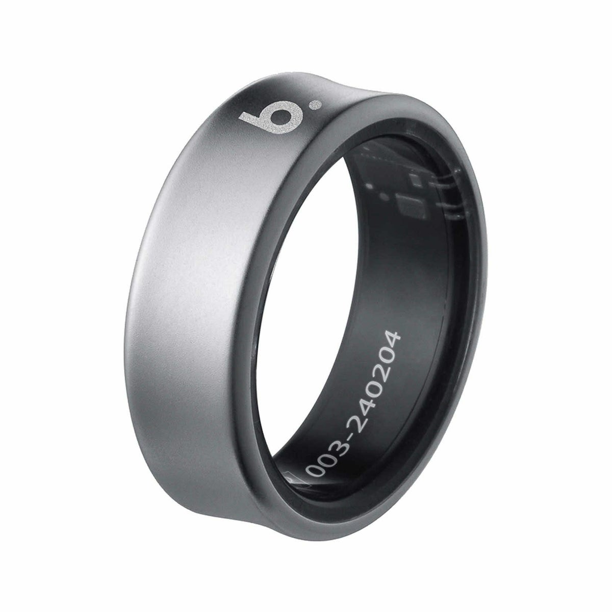 b.ring (サイズ8) ブリング スマートリング チタン シルバー / B084TNSVRNG