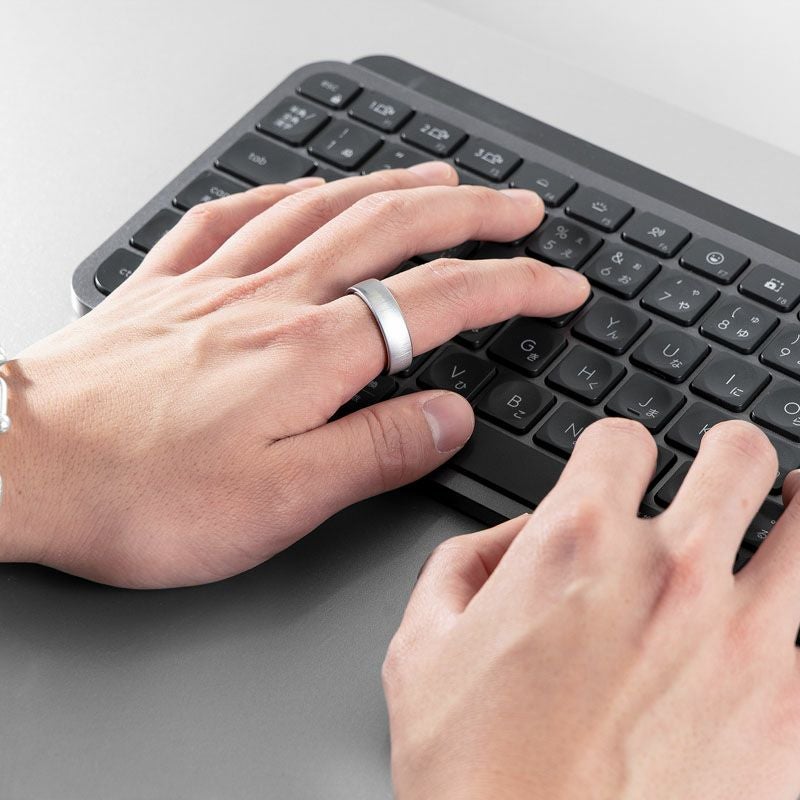 b.ring (サイズ12)ブリング スマートリング Proモデル チタン シルバー  / BP125TNSV1