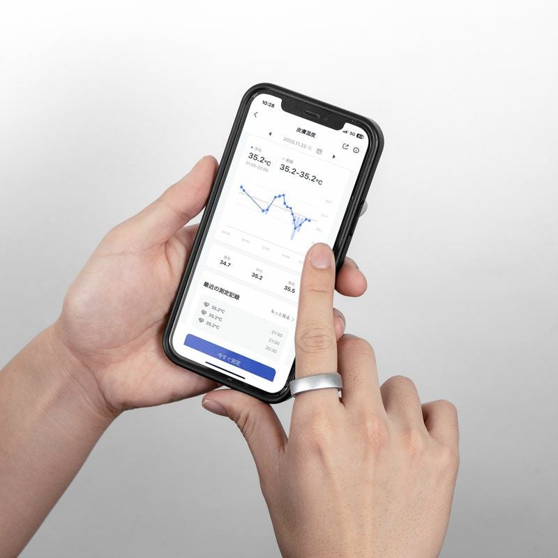 b.ring (サイズ12)ブリング スマートリング Proモデル チタン シルバー  / BP125TNSV1